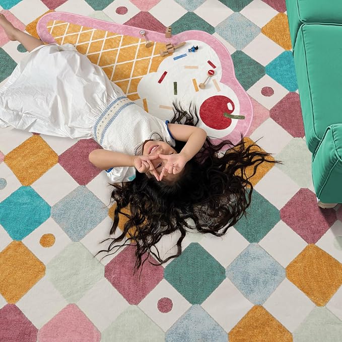 jinchan Macy 8x10 Kids Area Rug - Image 8