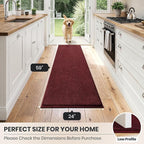 PURRUGS Dirt Trapping Door Mat 24" x 59", Non-Slip Machine Washable Entryway Rug - Image 8