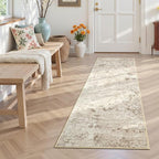Toneed Entryway Runner Rug 2x6 for Hallway Kitchen, Washable Non-Slip Rug by Toneed