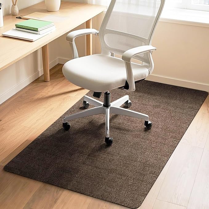Office Chair Mat for Hardwood and Tile Floor, Anti-Slip Mat for Rolling Chair by HomeMall