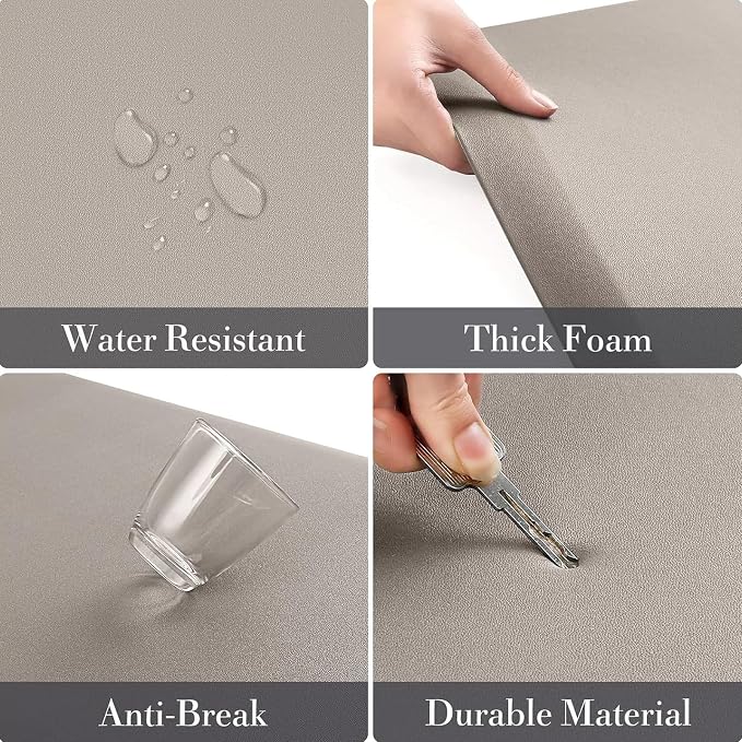 HappyTrends 2 PCS Kitchen Mat Cushioned Anti-Fatigue Floor Mat, Heavy Duty - Image 4