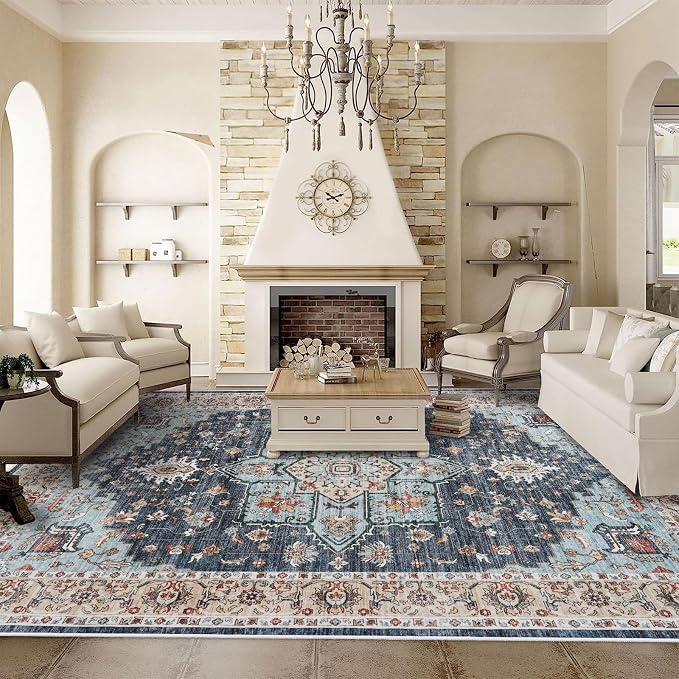 TOPRUUG Washable Oriental Area Rug by TOPRUUG