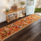 Rugcomf Runners for Hallways Kitchen Runner Rug Non Slip 2'x10' Long Washable - Image 2