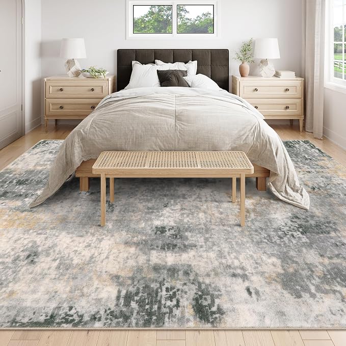 Lahome Modern Abstract 9x12 Area Rugs - Image 3