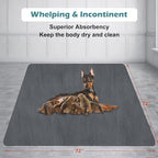 INVENHO Washable Pee Pads for Dogs 72"x72" Reusable Dog Pads Extra Large - Image 6