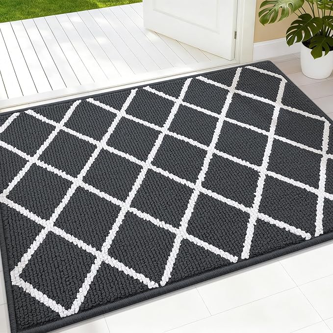 Finchitty Indoor Door Mat, Dirt Resistant and Absorbent, Low-Profile, Washable by Finchitty