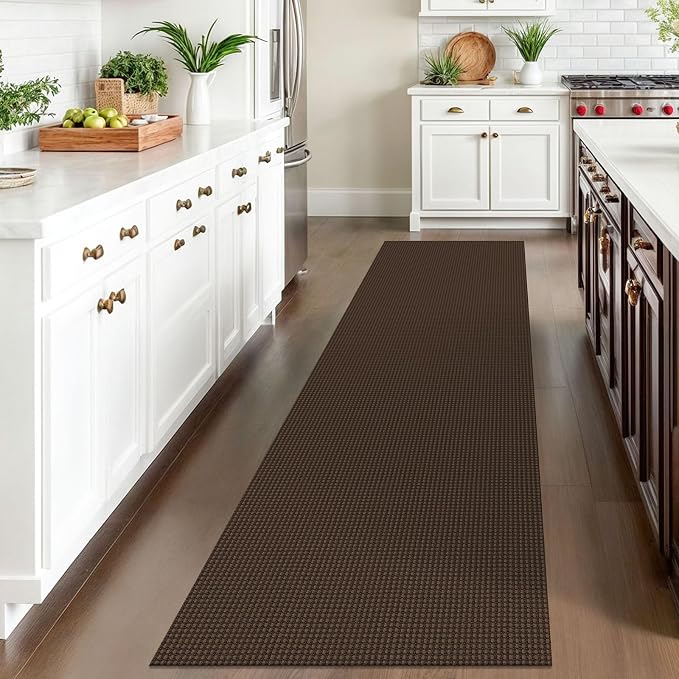 IOHOUZE Washable Runner Rug 2.6x10 Non Slip Rubber Backed Long Hallway Runner - Image 7