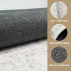 Washable 6×9 Area Rug for Living Room, Vintage Floral Rug Soft Non Slip Stain - Image 4