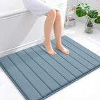OLANLY Memory Foam Bath Mat 40x32, Super Soft Absorbent Bathroom Rugs, Quick Dry by OLANLY