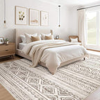 cotiled 5x7 Area Rugs Living Room Rug: Washable Boho Rugs - Image 4