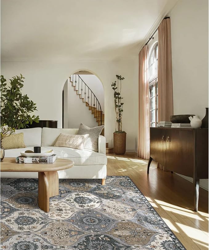 Lahome Moroccan Trellis Washable Area Rug, 5x7 Rugs - Image 6