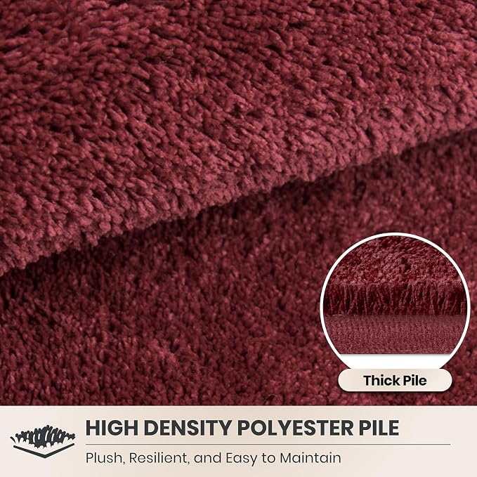 PURRUGS Easy Care Area Rug 4.5ft x 7ft, Non-Slip Washable Entryway Rug - Image 4