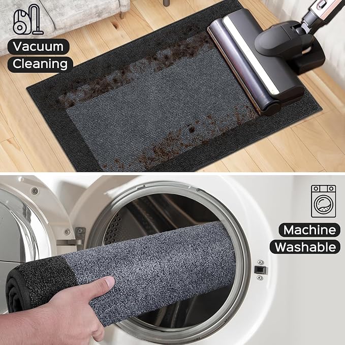 Washable Area Rug 48" x 48", Non Slip Kitchen Rug - Image 7