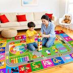 Pionblank Kids Rug for Living Room Playroom Classroom, Nursery 8x10 Rugs for - Image 4