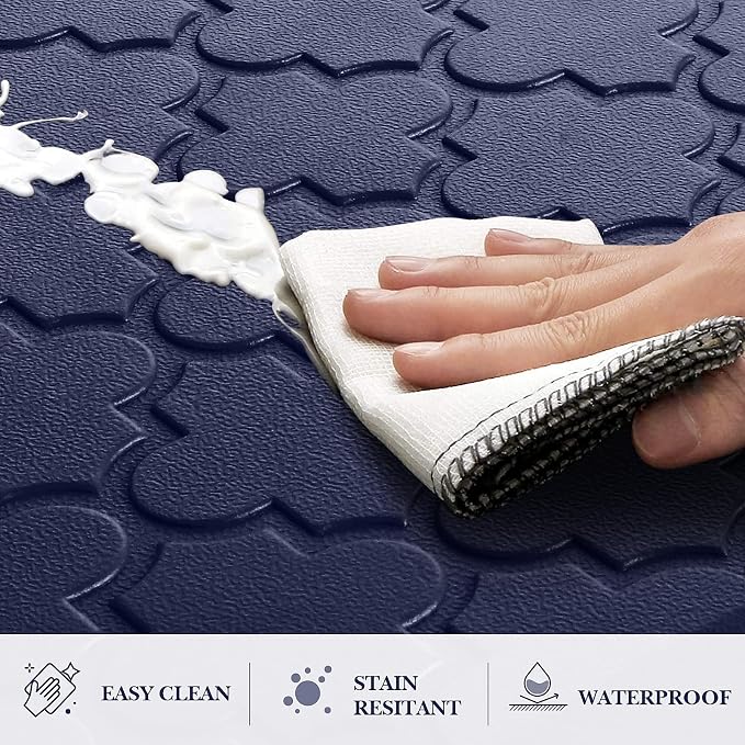 Kitchen Mat Cushioned Anti-Fatigue Floor Mat Water Resistant Non-Skid Kitchen - Image 4