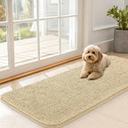 OLANLY Dog Door Mat for Muddy Paws 47x20, Absorbs Moisture and Dirt, Absorbent by OLANLY
