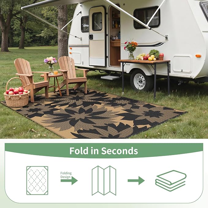 GENIMO Outdoor Rug 6' x 9' Waterproof - Image 7