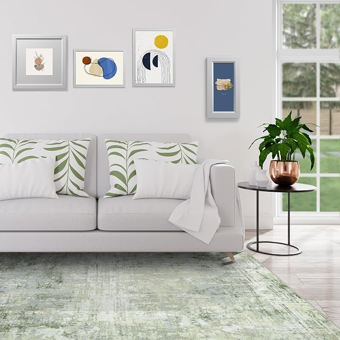 5x7 Area Rugs for Living Room Rug Washable: Modern Rug for Dining Room Bedroom - Image 9