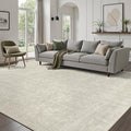 DCX 8x10 Beige Rug, Kid & Pet Friendly by DCXWashableRug