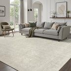 DCX 8x10 Beige Rug, Kid & Pet Friendly by DCXWashableRug
