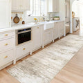 Washable 2x8 Runner Rug for Hallway: Kitchen Runner Non Slip Neutral Soft by LOSBULAKE