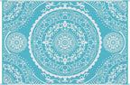 Pauwer Waterproof Outdoor Rug 6x9, Reversible Plastic Straw Patio Camping Rug - Image 9