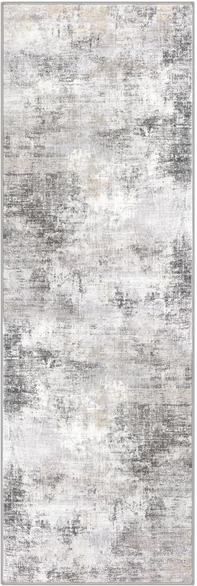 IOHOUZE Abstract Runner Rug 3x8 Ft Washable Runners - Image 10
