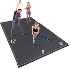 MRO Extra Large Exercise Mat For Home Gym, Extra Thick Durable Cardio Mat by MRO
