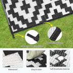 Outdoor Patio Plastic Straw Rug - Image 6