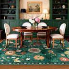 RELEANY Floral 5x7 Area Rugs Washable Print Boho Cute Carpet Non Slip Flower - Image 7