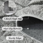 4x6 Ft Shag Rugs for Bedroom Living Room, Tie-Dyed Ultra Soft Fluffy Furry Area - Image 5