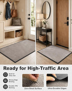 Mibao Front Door Mat Indoor Entrance, Dirt Trapper Welcome Mat - Image 6