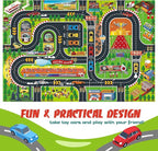 Oriate Kids Toy Dream Mat Racetrack Activity Playmat, Ideal Fun Carpet Racing - Image 6