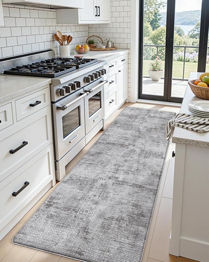 DEXI Kitchen Mats Cushioned Anti Fatigue, 23x107 Floor Padded Runner Rug Non - Image 4