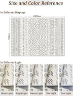 Miukiki 7x9 Area Rug for Living Room Moroccan Washable Rugs Non Slip Indoor - Image 2
