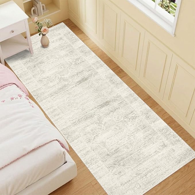 Latte&Fog Washable 2.6x8 Runner Rug - Image 3