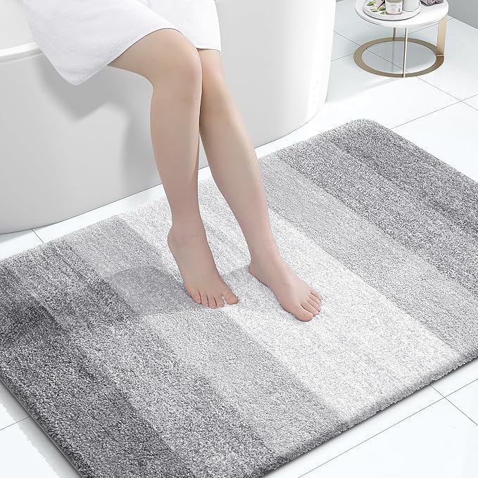 OLANLY Large Bathroom Rugs Mat 44x32, Extra Soft Absorbent Microfiber Bath Rugs by OLANLY