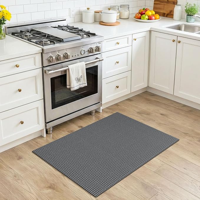 KOZYFLY Indoor Door Mat 2x3 ft Small Area Rugs Washable Front Door Mat Non Slip - Image 2