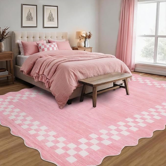 GarveeHome Area Rug 6x9 Large Living Room Modern Border Throw Rug - Image 2