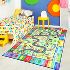 Terrug Kids Rug for Playroom, Educational Classroom Rug for Kids Room, Washable - Image 2