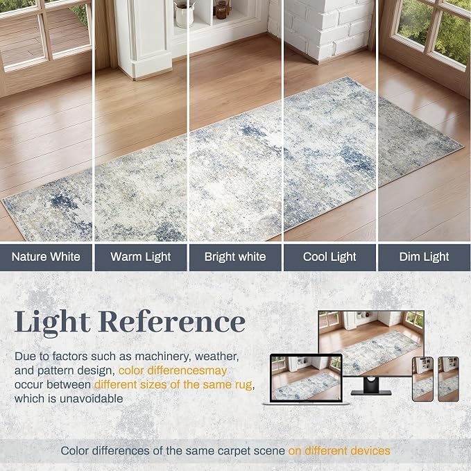 2.6'x8' Hallway Runner Washable Rug - Image 8
