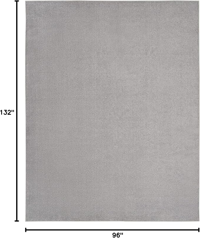 Nourison Home Nourison Essentials Silver Grey 8' x 11' Area Rug - Image 2
