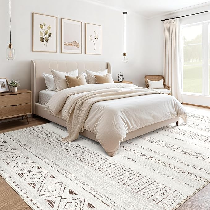 cotiled 7x10 Area Rugs Living Room Rug: Washable Boho Rugs - Image 5
