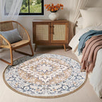 Lessymo 4FT Washable Round Area Rugs - Image 3