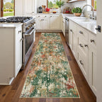 RELEANY Washable Area Rugs 2'x6' Non-Slip Modern Abstract Soft by RELEANY
