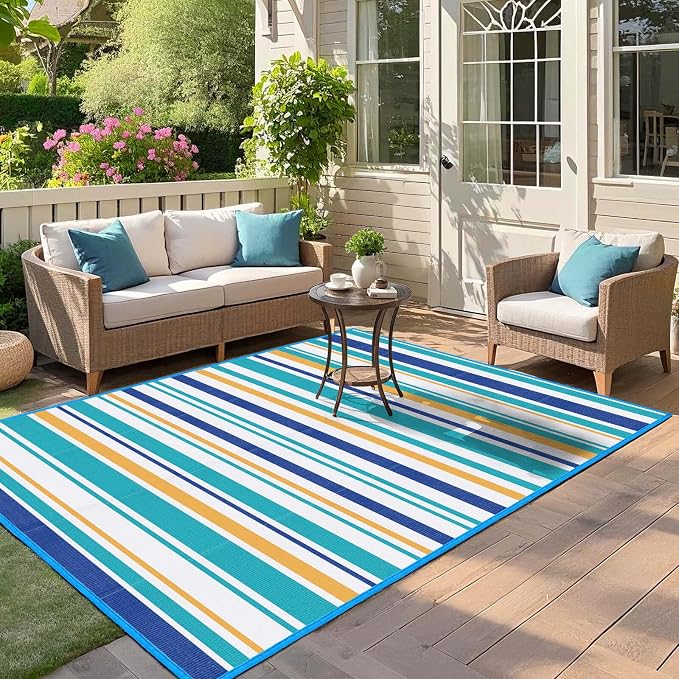 Outdoor Patio Plastic Rug Waterproof - Image 7