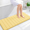 OLANLY Memory Foam Long Bathroom Rugs Runner 47x20, Super Soft Absorbent Bath by OLANLY