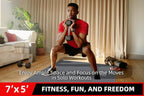 GymCope Large Exercise Mat for Home Workout, - Image 3