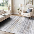 5x7 Area Rug for Living Room: Non-Slip Washable Rugs for Dining Room Bedroom by WIEVEDENS