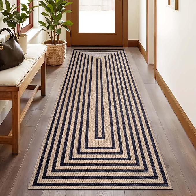 Tangsoo Easy Jute Rug 2x6 Washable Runner Rug by Tangsoo